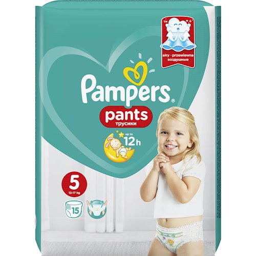 Pampers подгузники-трусики pants для мальч и девочек Maxi (9-14кг) микро упаковка 15/8 (4015400727026)