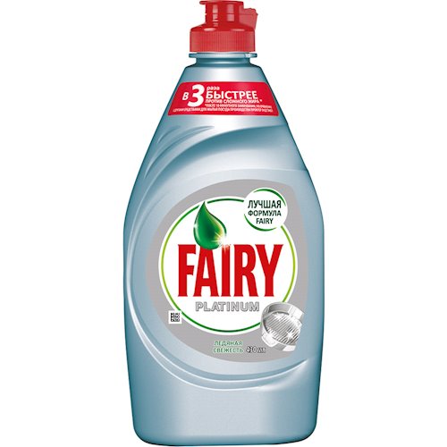 Средство для мытья посуды fairy Platinum ледяная свежесть 430мл пл/б (4015400869474)